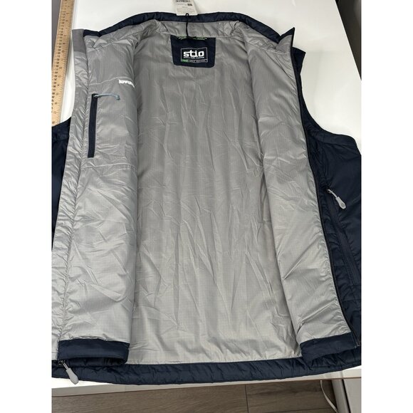 Stio Azura Insulated Puffer Vest Men’s XXL Blue Primaloft *Logo* Zip NWT Quilted - Picture 11 of 16